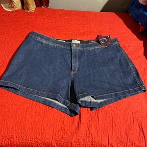 Ava & Viv Dark Blue Jean Shorts